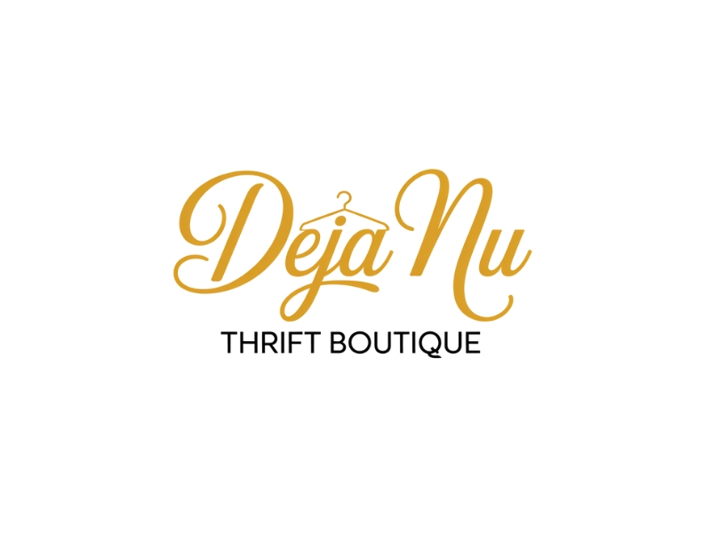 Deja Nu Thrift Boutique logo design by Michael Luutu