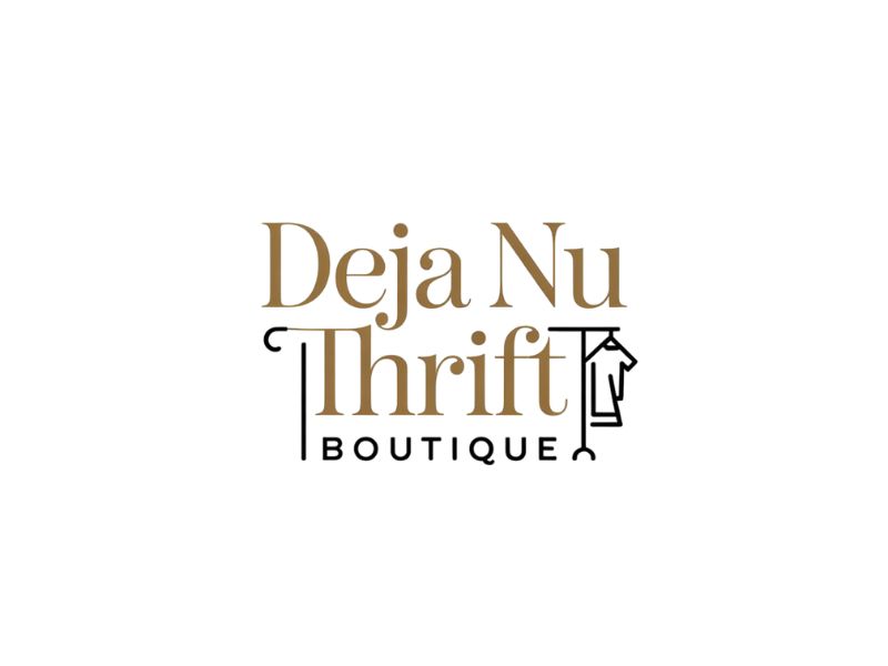 Deja Nu Thrift Boutique logo design by Michael Luutu
