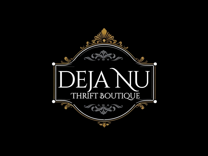 Deja Nu Thrift Boutique logo design by ruki