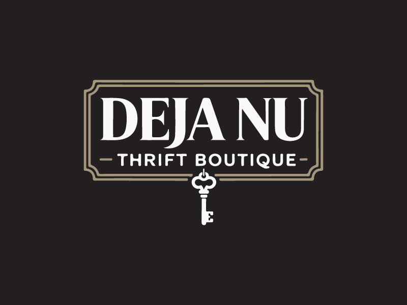 Deja Nu Thrift Boutique logo design by Sami Ur Rab