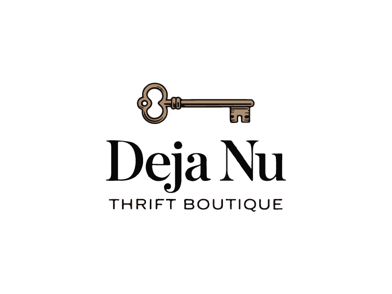 Deja Nu Thrift Boutique logo design by Sami Ur Rab