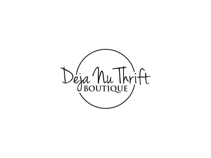 Deja Nu Thrift Boutique logo design by logitec