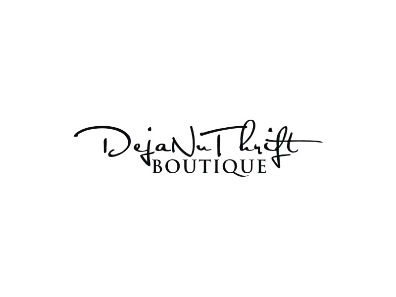 Deja Nu Thrift Boutique logo design by logitec
