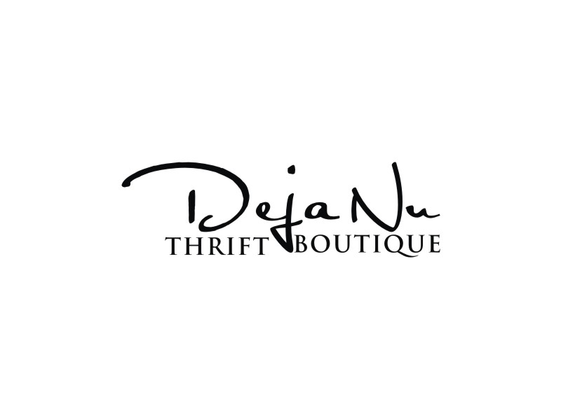 Deja Nu Thrift Boutique logo design by logitec