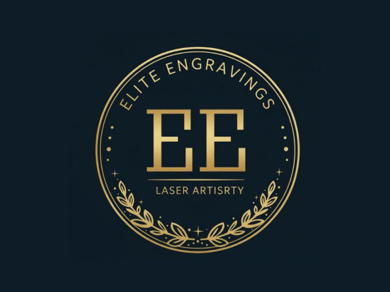Elite Engravings logo design by giphone