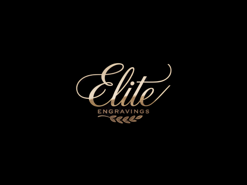 Elite Engravings logo design by Poki