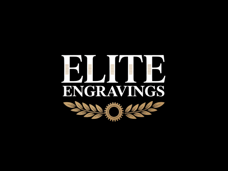Elite Engravings logo design by Poki