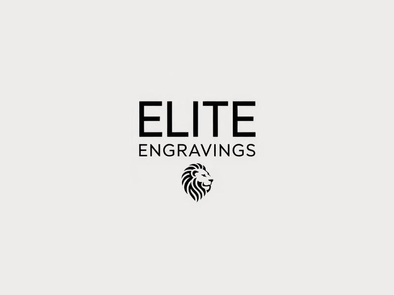 Elite Engravings logo design by Poki