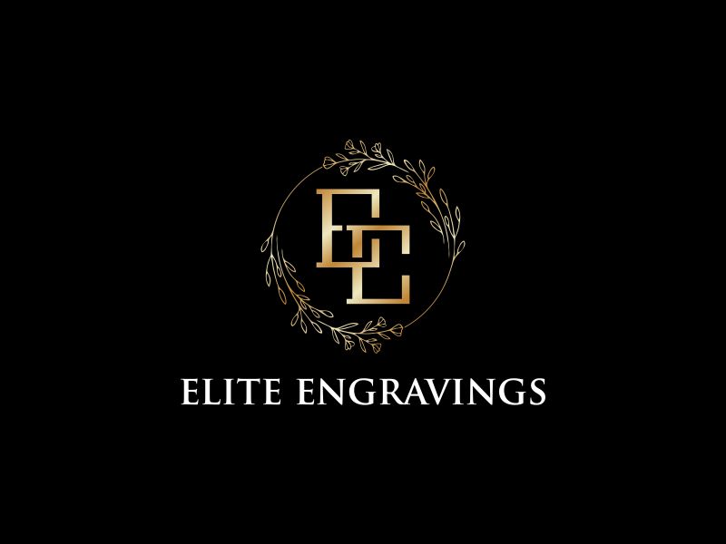 Elite Engravings logo design by LOVECTOR