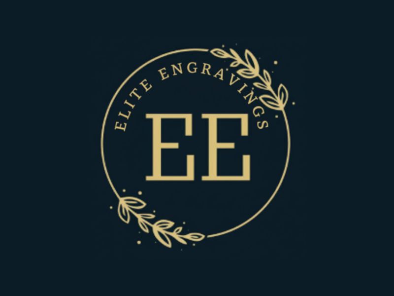 Elite Engravings logo design by giphone