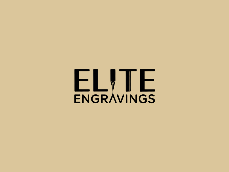 Elite Engravings logo design by Poki