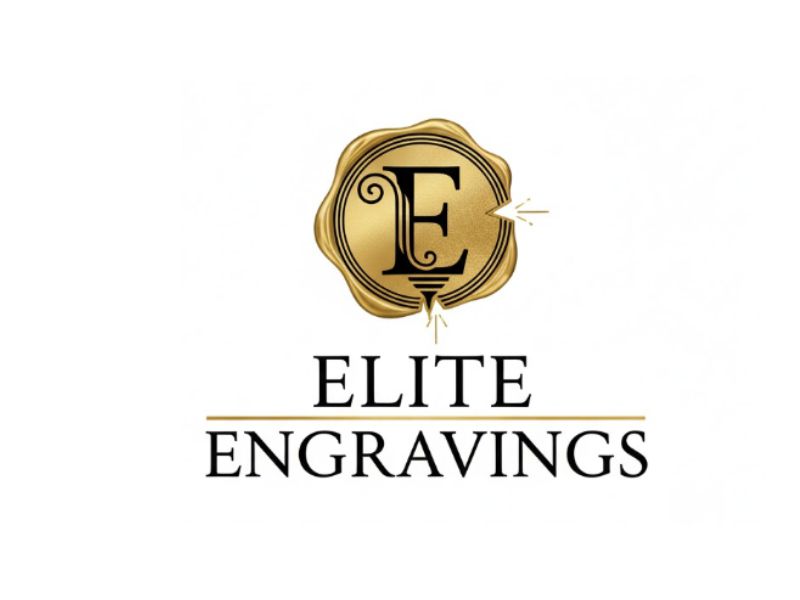 Elite Engravings logo design by giphone