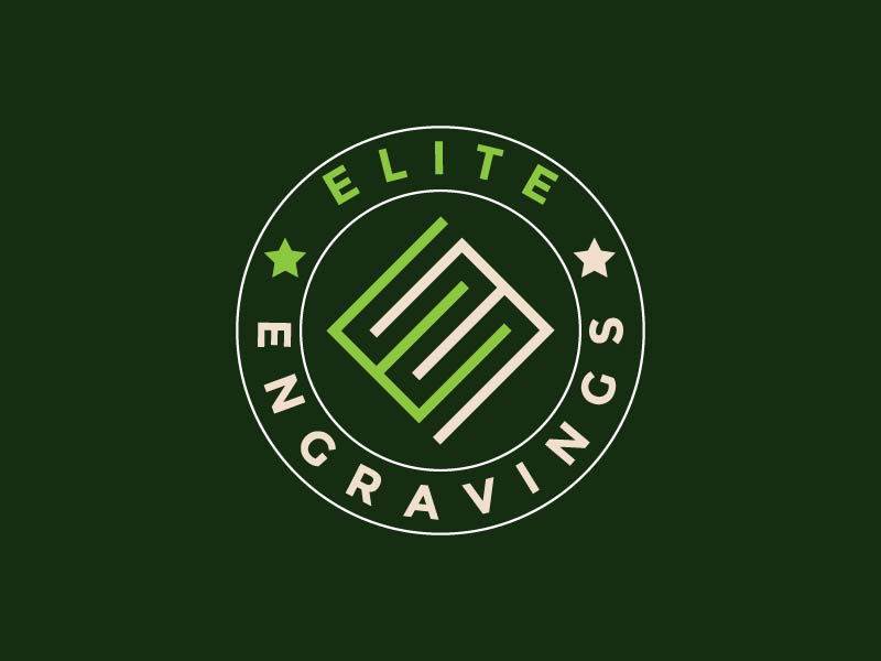 Elite Engravings logo design by Osama Salem