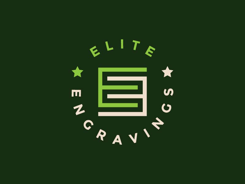 Elite Engravings logo design by Osama Salem