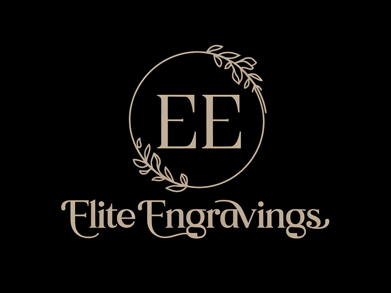 Elite Engravings logo design by IamSoya