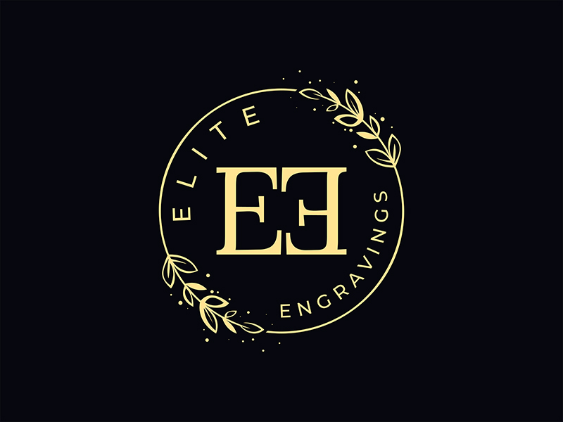 Elite Engravings logo design by planoLOGO