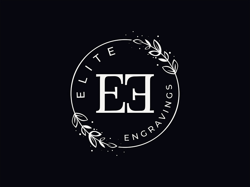 Elite Engravings logo design by planoLOGO