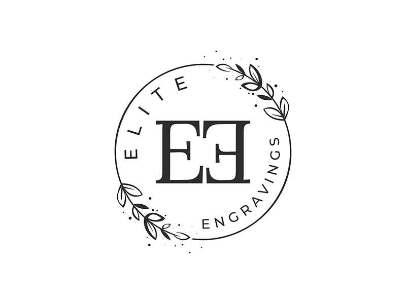 Elite Engravings logo design by planoLOGO