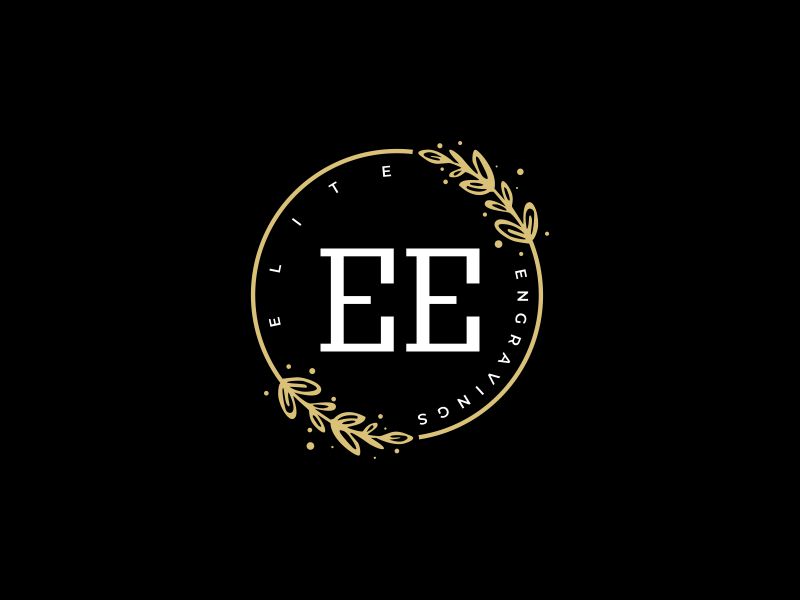 Elite Engravings logo design by luckyprasetyo