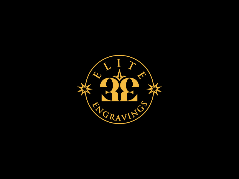 Elite Engravings logo design by artbitin