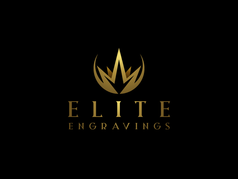 Elite Engravings logo design by artbitin