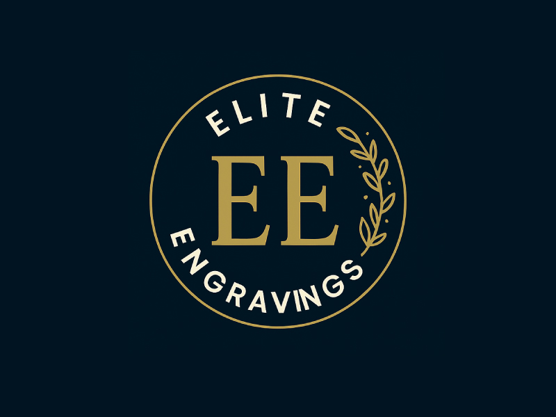 Elite Engravings logo design by Poki