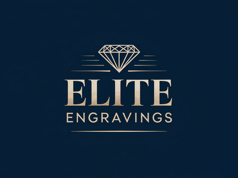Elite Engravings logo design by navneet