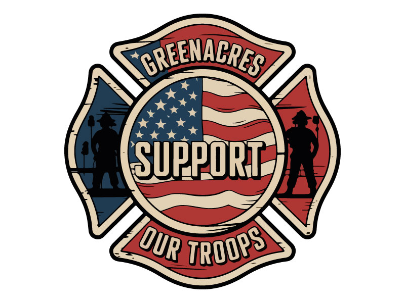 Greenacres Support Our Troops logo logo design by Bibek Nag