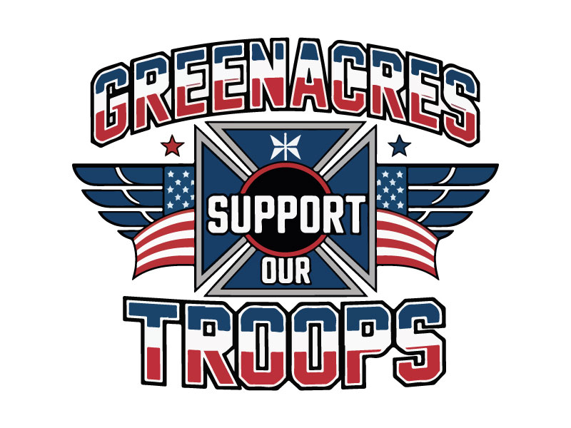 Greenacres Support Our Troops logo logo design by Bibek Nag