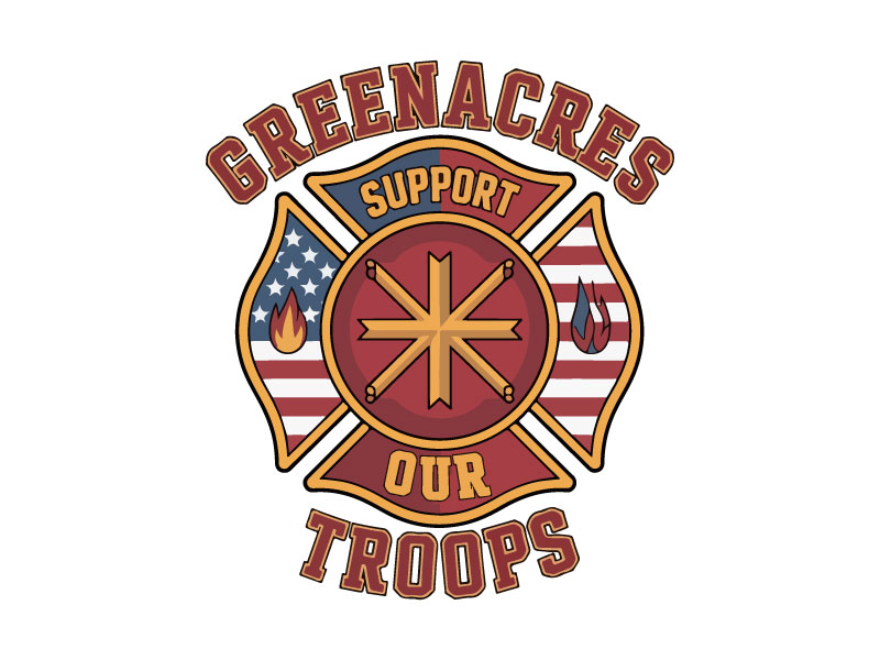 Greenacres Support Our Troops logo logo design by Bibek Nag