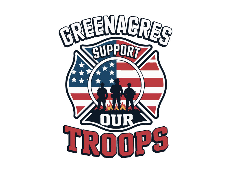 Greenacres Support Our Troops logo logo design by Rahul Biswas