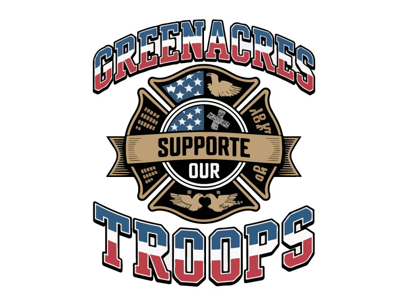 Greenacres Support Our Troops logo logo design by Rahul Biswas