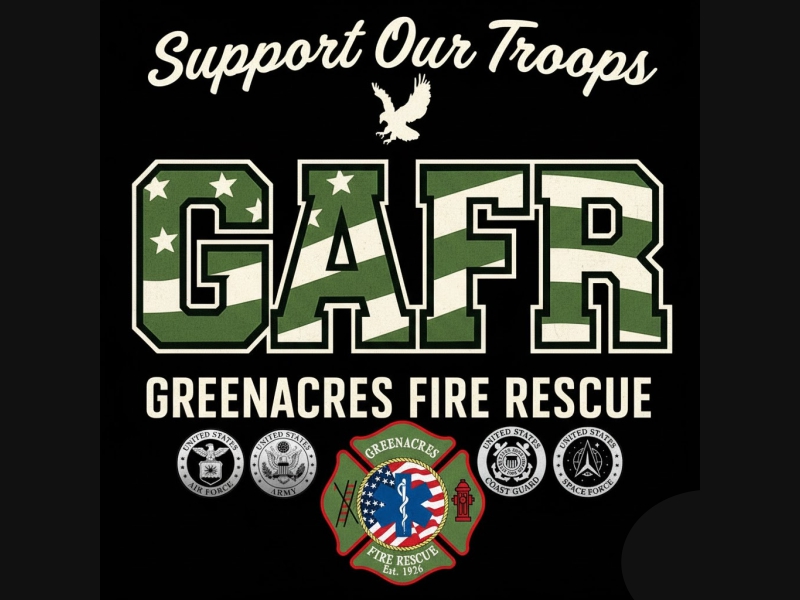 Greenacres Support Our Troops logo logo design by kanal