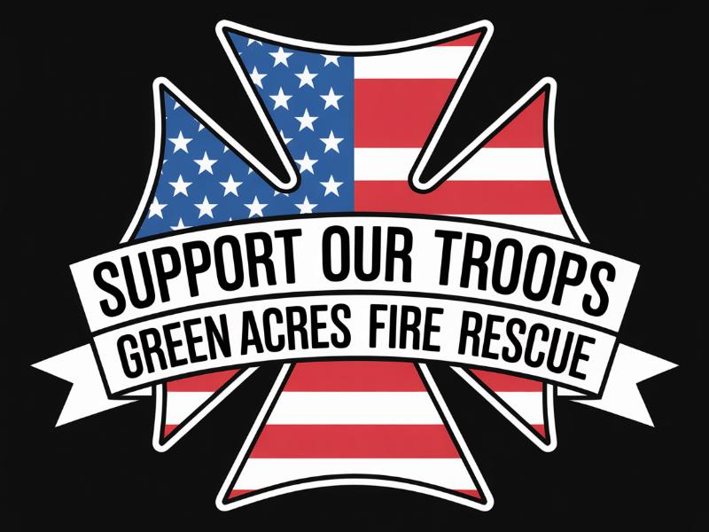 Greenacres Support Our Troops logo logo design by Hadisk