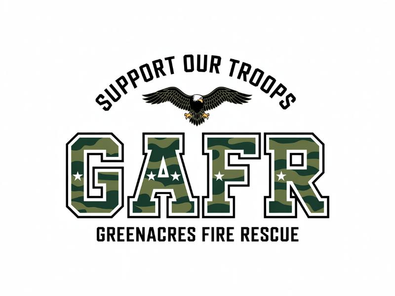 Greenacres Support Our Troops logo logo design by Hadisk