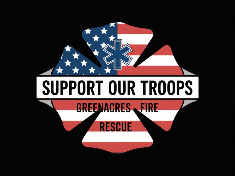 Greenacres Support Our Troops logo logo design by Hadisk