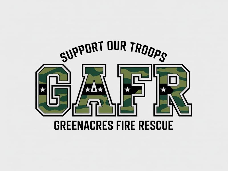 Greenacres Support Our Troops logo logo design by Hadisk