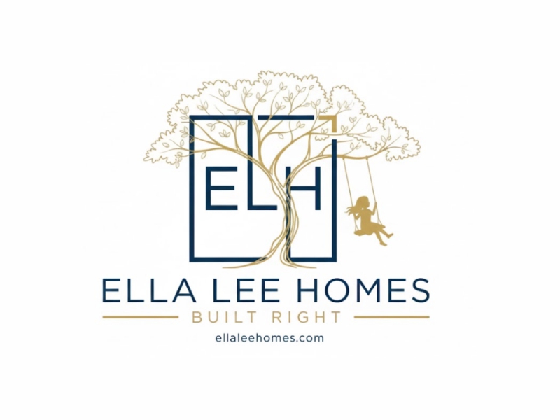 Ella Lee Homes logo design by giphone