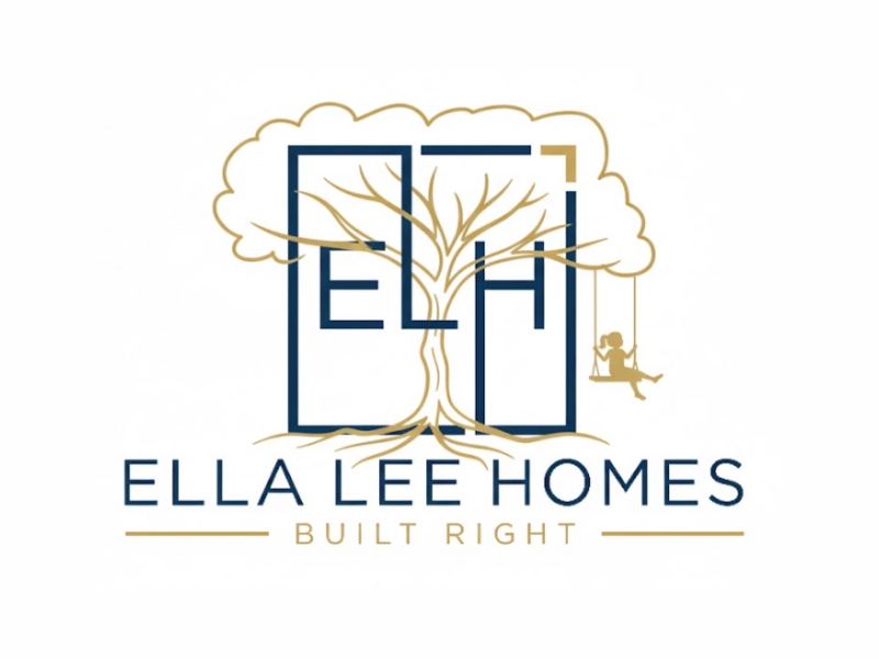 Ella Lee Homes logo design by giphone