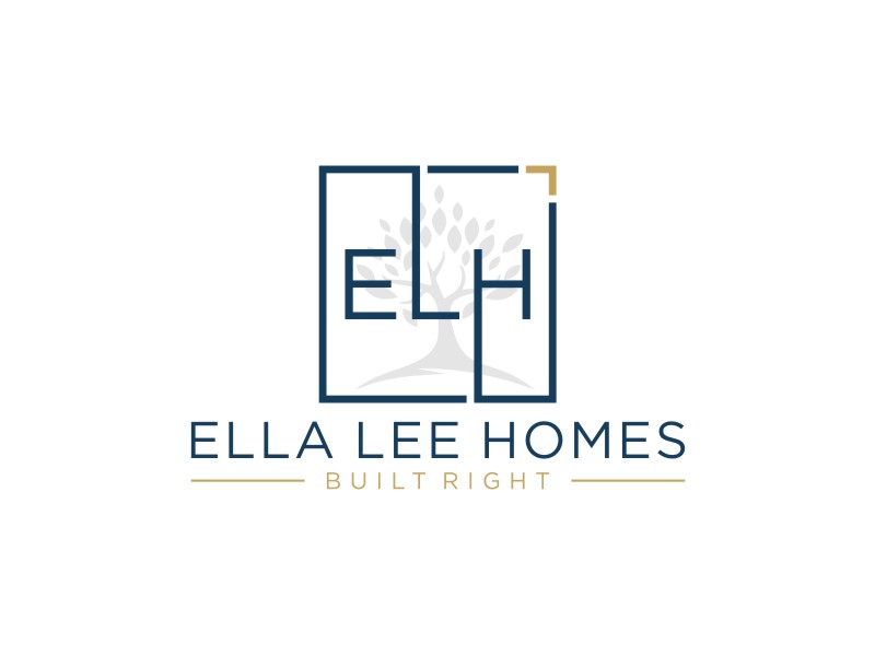 Ella Lee Homes logo design by Neng Khusna