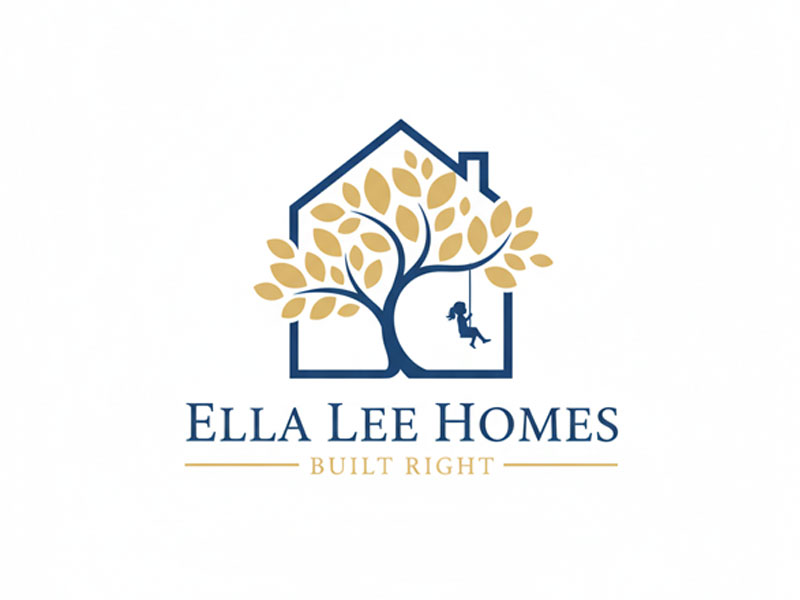 Ella Lee Homes logo design by jandu