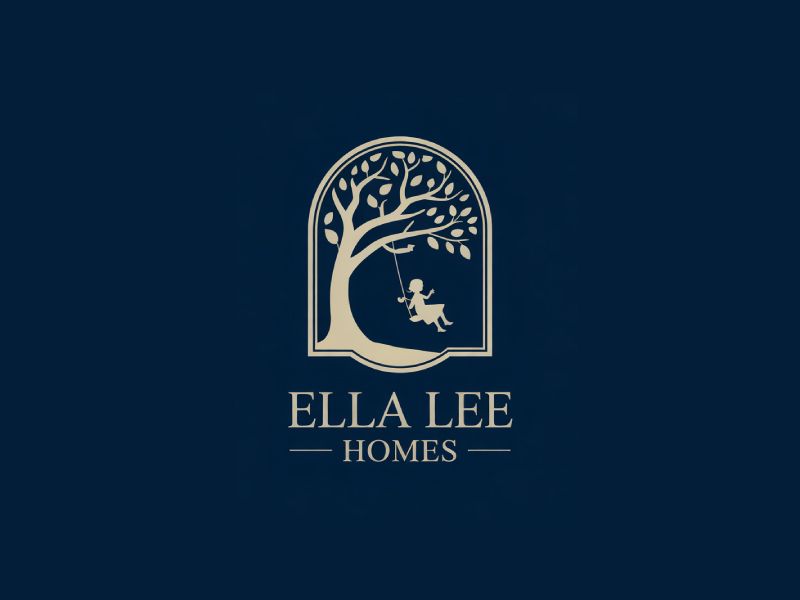 Ella Lee Homes logo design by Poki