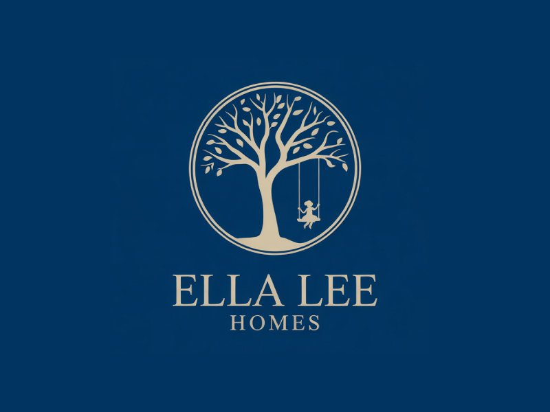 Ella Lee Homes logo design by Poki