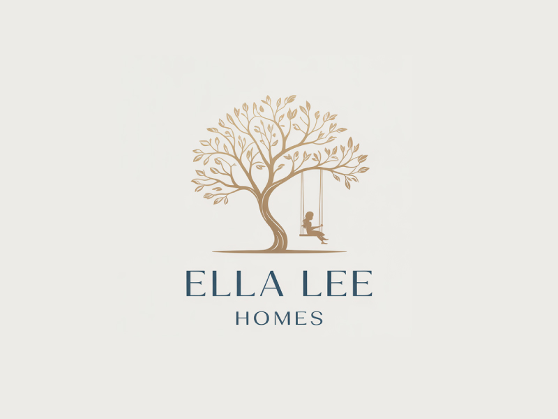Ella Lee Homes logo design by Poki