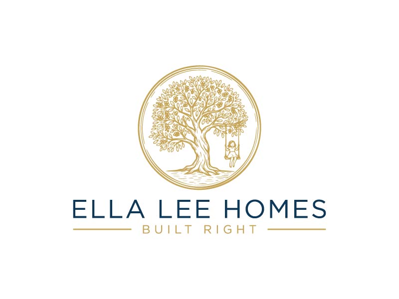 Ella Lee Homes logo design by arifrijalbiasa