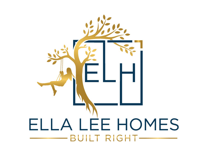 Ella Lee Homes logo design by Boomstudioz
