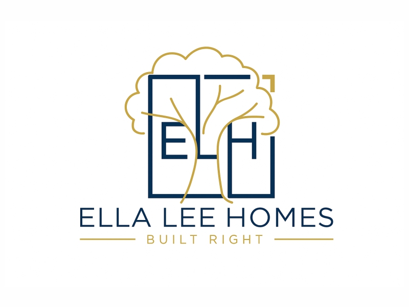 Ella Lee Homes logo design by Girly