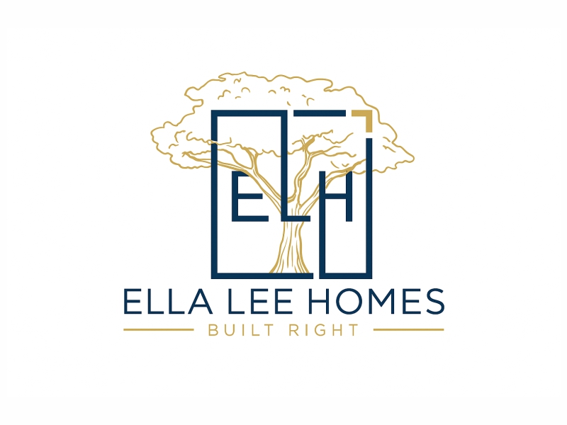Ella Lee Homes logo design by Girly