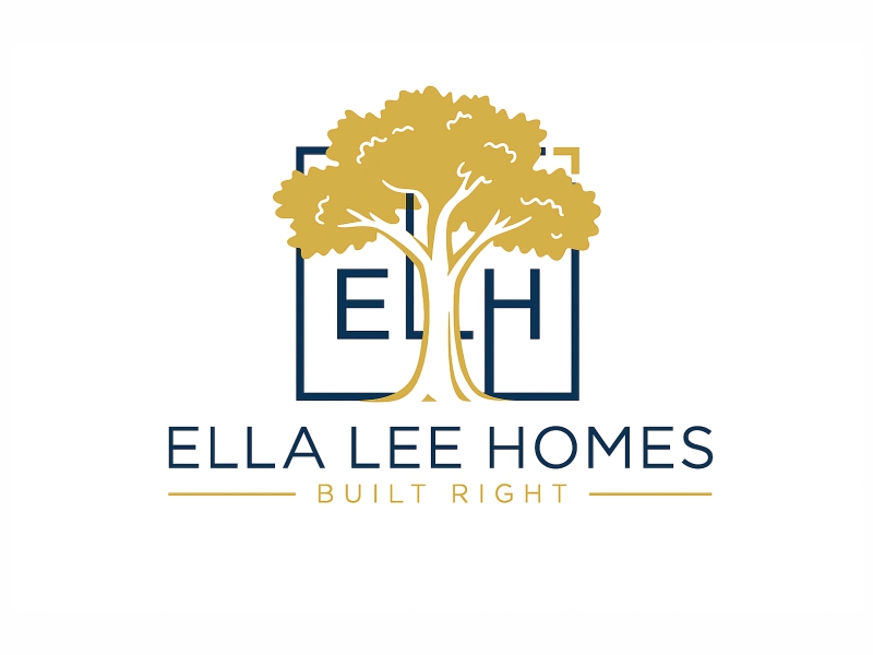 Ella Lee Homes logo design by Girly