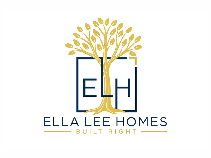 Ella Lee Homes logo design by Girly